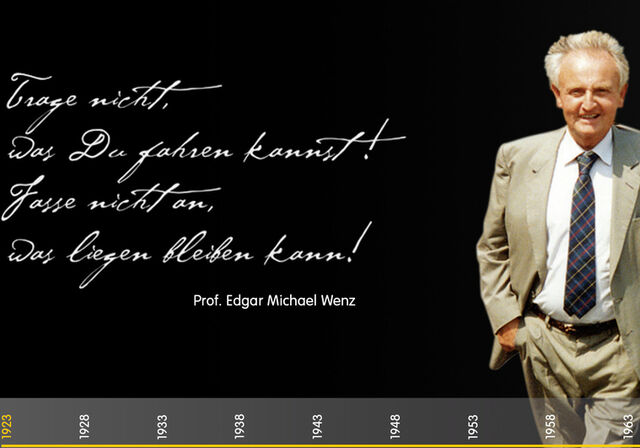 In memory of Prof. Edgar Michael Wenz