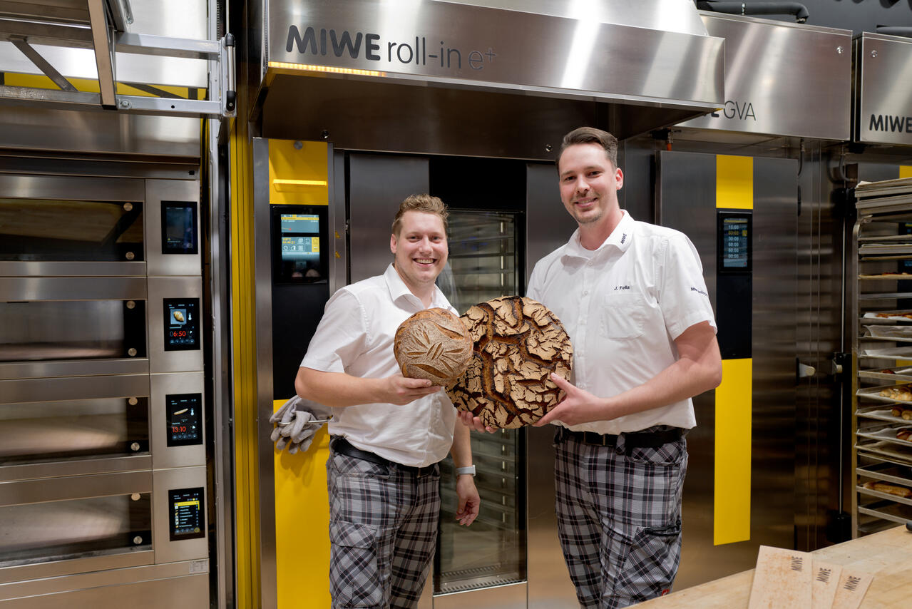 Live-Backen auf der Messe